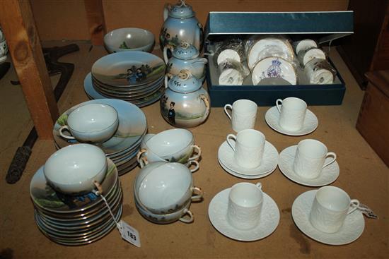 Japanese  tea service, Worcester & 1 other(-)